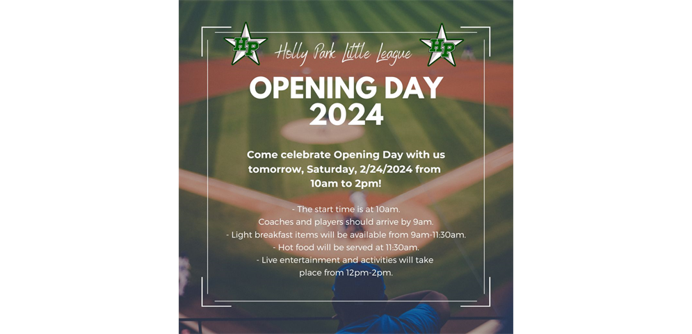 Opening Day 2024 Schedule 